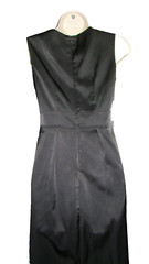 Kyra Black Sleeveless A-Line Pleated Dress Size XS Flattering Fit
