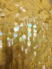 y2k Rimini Lemon Yellow Paillette Sequin Party Dress size 8 clubwear prom bday