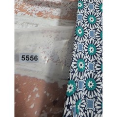 Lands&rsquo; End Maxi Dress Women M/T Blue Teal Geometric Floral Ruffle Hem Tall