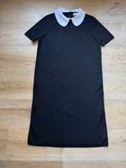 TORY BURCH NEW BLACK PERFECT CLASSIC MIDI dress Sz M Wool Blend NWOT Price Firm!
