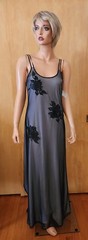 NWT&rsquo;S ~ RIMINI by SHAW NETTED LONG DRESS ~ sz 10