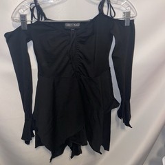 Dolls Kill Current Mood Black F is for Fairies Dress black emo witchcore S NEW