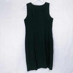 Dylan & Rose Black Crocodile Print Shift Dress Edgy Contemporary Size S