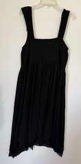 Torrid Nightfall Mesh Mini Dress with Hardware Straps Deep Black Size 2X NWOT