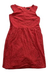 Tiana B Size 12 Dress Lace Length 36” Lined Zip Cotton Nylon Poly #ST30