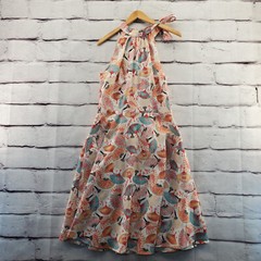 VOODOO VIXEN Dress Womens Large Side Zip Sleeveless Pinup Retro Asian Fans