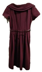 Sz 14 Retro 50s Dress Rockabilly Womens Lindy Bop Polka Dot NWT Purple Navy