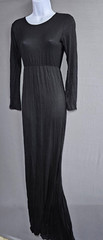 Women&rsquo;s Maxi Dress Stretch Knit Bodycon Small, Black