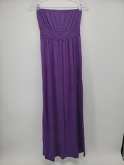Womens Old Navy Purple Sleeveless Maxi Dress Sun Size S