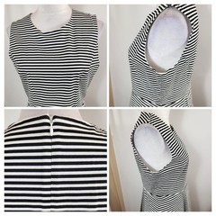 Kate Spade Saturday Women&rsquo;s Dress Size 8 Striped Sleeveless Fit & Flare Classic