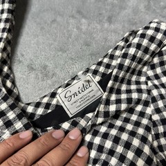 SNIDEL Dress Plaid Black Bow Back Womens Size 1 (Approx. S) Made In Japan