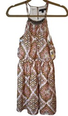 as u wish sleeveless dress embellished sheer elastic waist layered small READ
