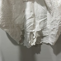 Mustard Seed Dress Lace Ruffle Sleeves Lightweight Shorts Lined Small V Neck