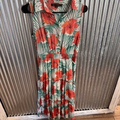 Alex & Parker Multicolor Floral Midi Dress Women&rsquo;s Size S V-Neck Casual Boho