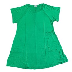 LuLaRoe Celia Dress Green A Line Short Sleeve