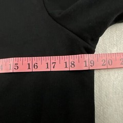 Prologue Cotton Blend Women’s Sweatshirt Dress Puff Sleeve Size: Small Black
