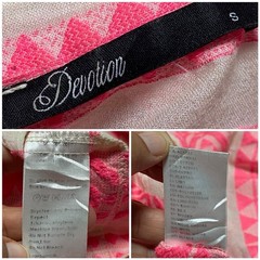Devotion Dress Women&rsquo;s Size Small White Pink Ella Mini Dress Tiered Embroidered
