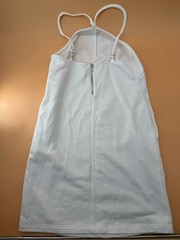 Anthropologie Cross-Strap Halter Mini Dress in Ivory