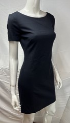 NWT $299 M.M.LaFleur Women’s 00 Rosie 1.0 Dress Washable Wool Twill Navy Blue
