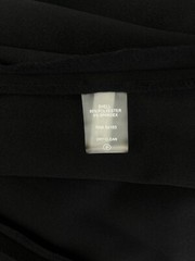 Tommy Hilfiger 14 Ladies Dress Navy & Black w Maroon accent logo gold zip $99