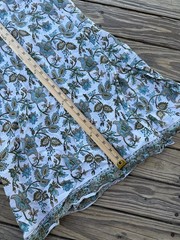 Bliss Floral Block Print Sleeveless V-Neck Midi Dress Size M