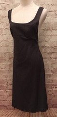 PORTMANS Australia Womens US 2 Black Gray Herringbone Jumper Dress Sleeveless