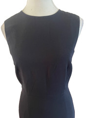 Roksanda Ilincic Dress Size 8 Black Edition Black Fishtail Short Designer Work