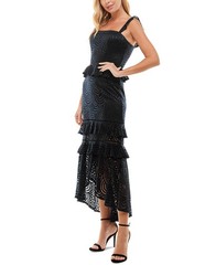 City Studios Women&rsquo;s Juniors&rsquo; Peplum Tube Dress (Navy, 7)