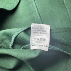 TUCKERNUCK Dark Green Blake Dress Size XXS Long Sleeve Button Knee-Length