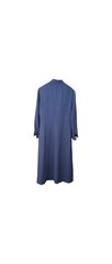 Women’s Navy Clergy-Style Floor-Length Button-Down Dress – Donna Morgan, Size 12