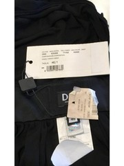 D&G Dolce and Gabbanna one shoulder dress with beads, velvet & sequins Sz US 10