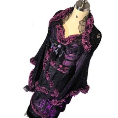 Goth Dress Punk Rock Clothes Gothic Vkei Grunge Cyber Y2K Women&rsquo;s Emo Clothing