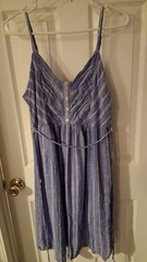 Beautiful Vintage Y2K Denim Look Dress. Very Pretty. Size XL Unique sexy look