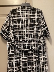 NWT DKNY Plus Size Collared Button Down Dress, size 20W, $139