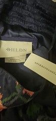 NWT BHLDN Anthropologie Navy Floral Maxi Dress XL Open Back Adjustable straps