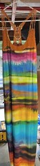 Cluny Size M Tie Dye Sundress With Liner52% Silk