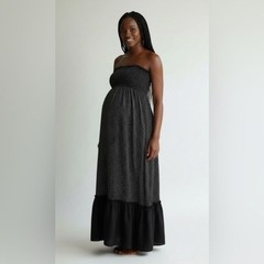 Pickles & Ice Cream Polka Dot Strapless Maxi Dress – Small