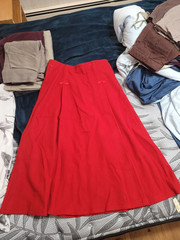 NWT OGL Skirt Red 32 Inch L
