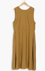 NWT $395 VINCE. Cross Back Dress Plus Size XXXL Viscose Stretch Mosswood NEW