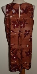 New Mango Moon Hawaiian Dress XL Floral Sleeveless Rayon Shift