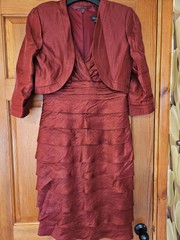ALEXON Dress And Matching Jacket By ENSAMBLE. UK Size 10 Wedding/Function/Party