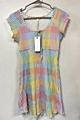 LoveShackFancy Zoie Printed Mini Dress Size S