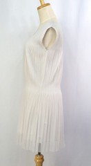 Authentic PLEATS PLEASE Light Gray Sleeveless Dress ISSEY MIYAKE 138 2025