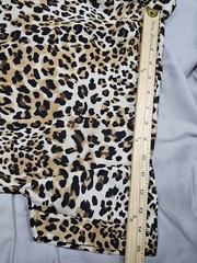 Ellison Button Up Leopard Print Oversized Dress Size Small