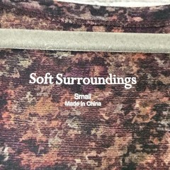 Soft Surroundings Icon Santiago Printed Maxi Dress Women Size S Boho Rustic Chic