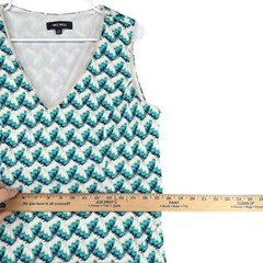 Nine West Women&rsquo;s 14 Multicolor Crochet Dress Boho Fit and Flare Zip Lined Party
