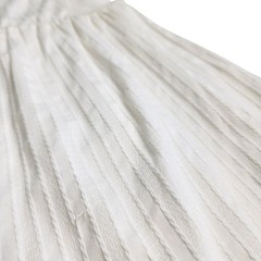 Lost + Wander Womens Asymmetrical Midi Dress Size Medium White Boho Bridal Beach