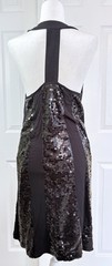 INC International Concepts Womens Large Sequin Open Back Party Dress