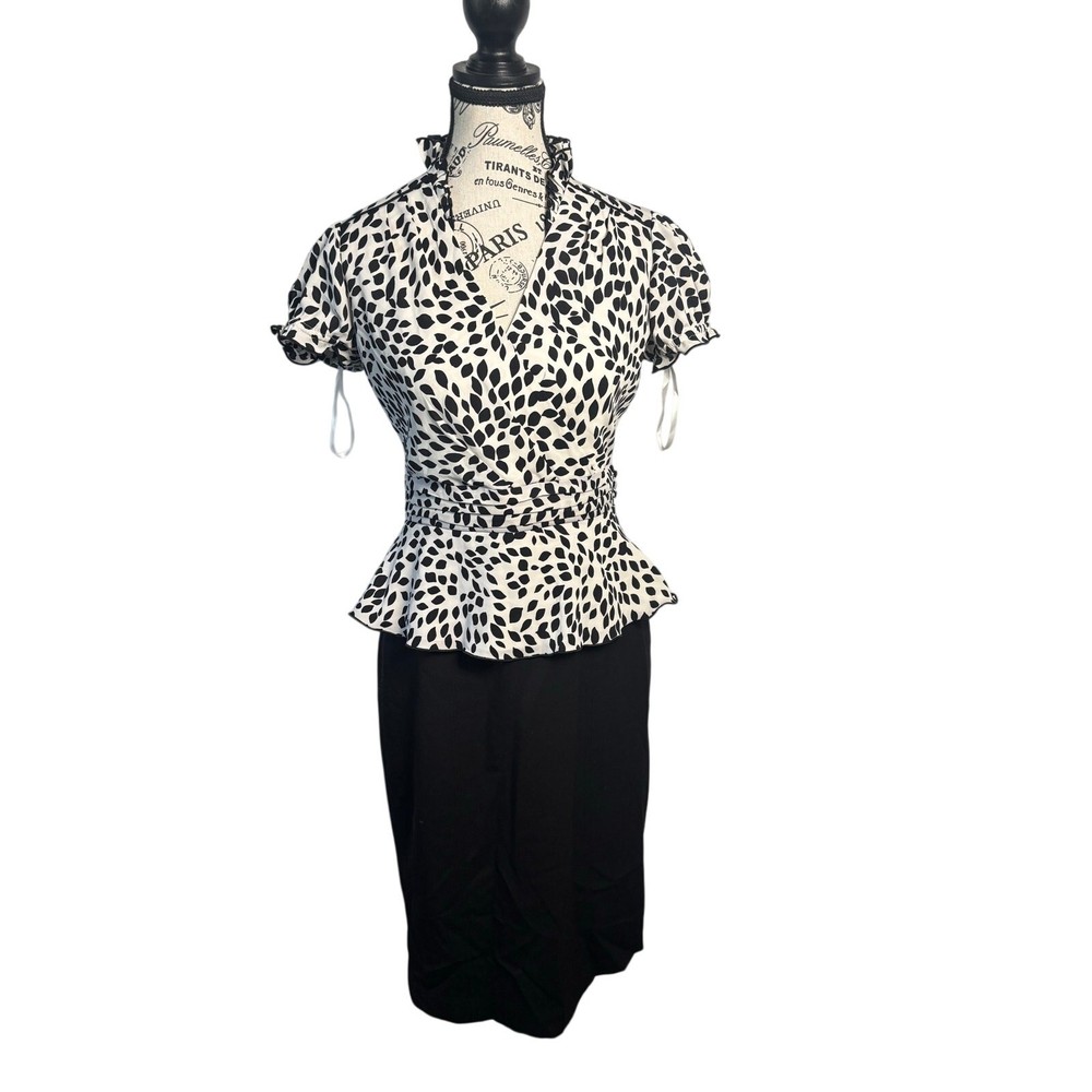 White House Black Market Cocktail Midi Dress