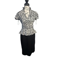White House Black Market Cocktail Midi Dress